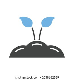 Seedling icon vector image. Can also be used for Carnival. Suitable for mobile apps, web apps and print media.