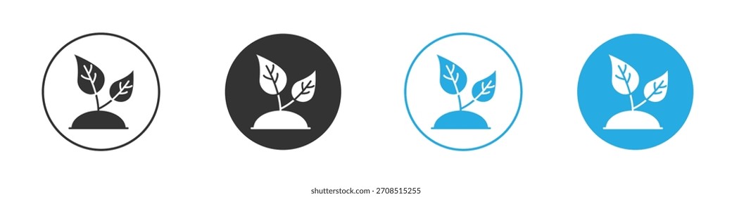 Ícone de Muda para Web, mobile.Vetor Ilustração