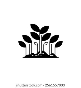 Seedling Line Icon. linear style sign for mobile concept and web design. Outline vector icon.