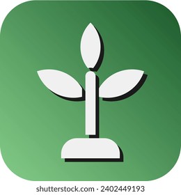 Seedling  Vector Glyph Gradient Background Icon For Personal And Commercial Use.
