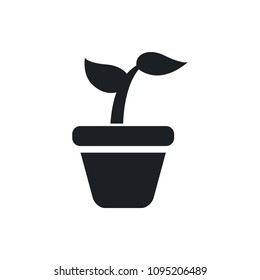 seedling vector icon