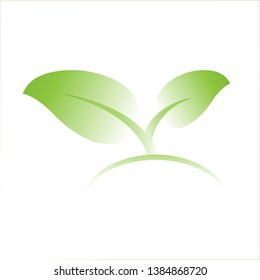 Seedlings for environment. Seedling icon