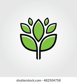 Seeds or buds of plants - Vector object design
