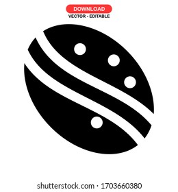 seeds coffee icon or logo isolated sign symbol vector illustration - high quality black style vector icons
