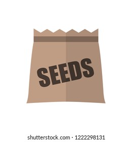seeds flat vector icon