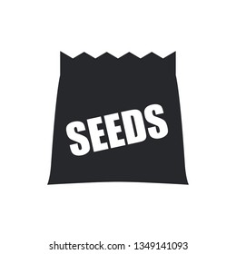 seeds flat vector icon