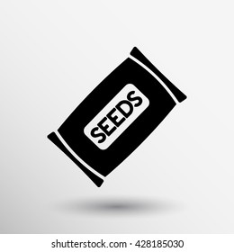 seeds icon agriculture symbol nature element sign.