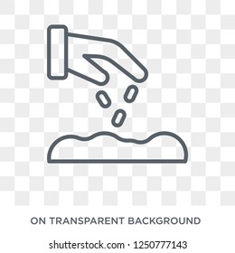 Seeds icon. Seeds design concept from Ecology collection. Simple element vector illustration on transparent background.