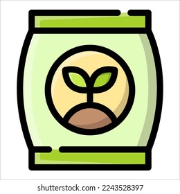 Seeds Icon, Seed Logo, Ecology Symbol.