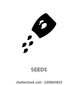 Seeds icon. Seeds symbol design from Ecology collection. Simple element vector illustration on white background.