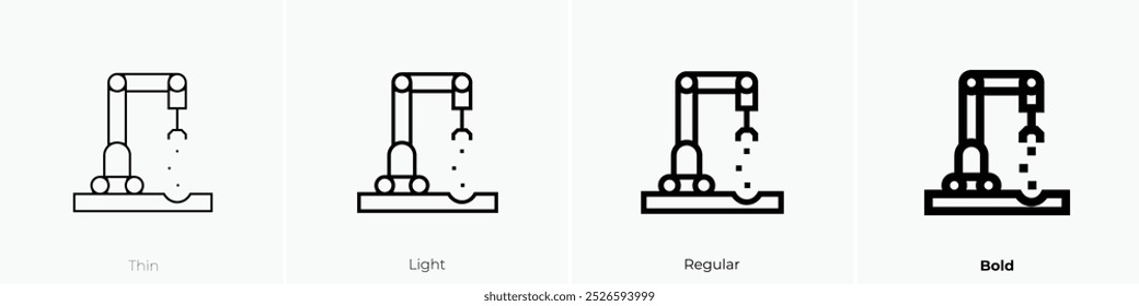 ícone sementes. Design fino, leve, regular e negrito, isolado no fundo branco