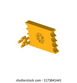Seeds isometric left top view 3D icon