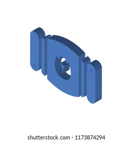 Seeds isometric left top view 3D icon