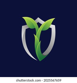 Seeds logo with shield concept