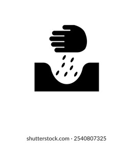 Paquete de semillas, paquete de semilla de flores sólido Vector plano icono aislado sobre fondo blanco.