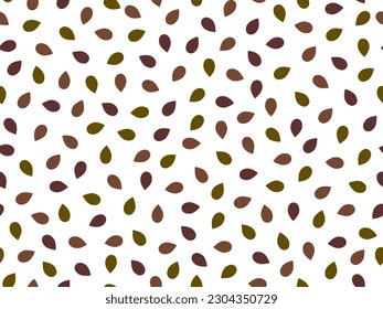 Seeds seamless pattern. Watermelon seeds on a white background. Sunflower seeds with a gradient. Background for promotional products, wrapping paper and banners. Vector illustration