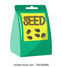 Seeds, single icon in cartoon style.Seeds, vector symbol stock illustration web.