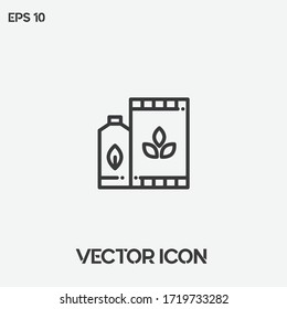 Samen Vektorsymbol-Illustration. Ui/Ux. Premium-Qualität.