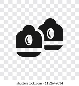 Seeds vector icon isolated on transparent background, Seeds logo concept