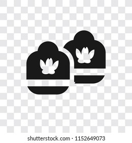 Seeds vector icon isolated on transparent background, Seeds logo concept