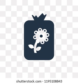 Seeds vector icon isolated on transparent background, Seeds transparency concept can be used web and mobile