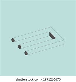 Seeing will not always be believing (optical illusion).