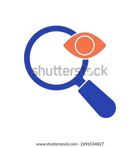 Seek icon outline editable stroke line drawing eps