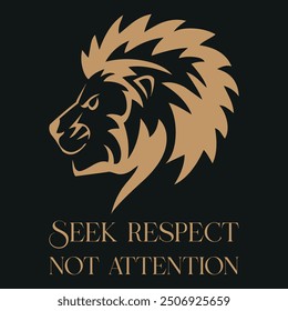 Seek respect not attention vector files