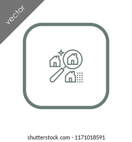 seeking for a house icon