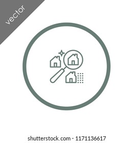 seeking for a house icon
