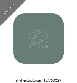 seeking for a house icon
