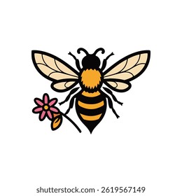 seeking vector illustrations of honey bee logos for design 