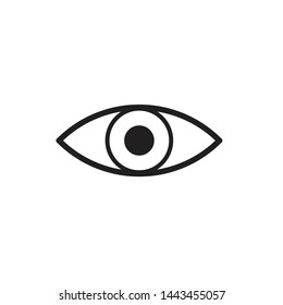 Seen Icon Vector Logo Template