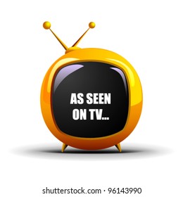 As Seen On TV Futuristic Vector