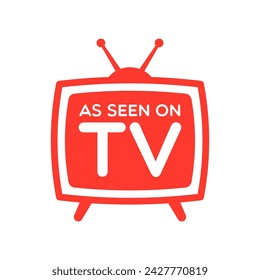 As Seen on TV Label Illustration