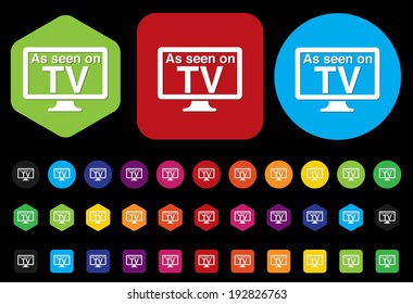As seen on TV sign