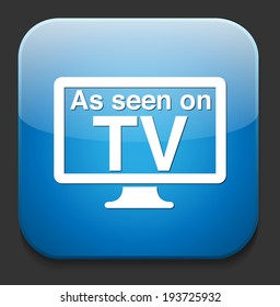 As seen on TV sign