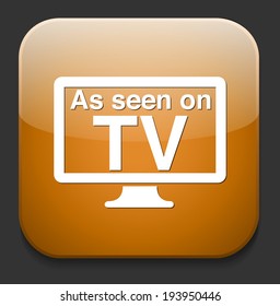 As seen on TV sign
