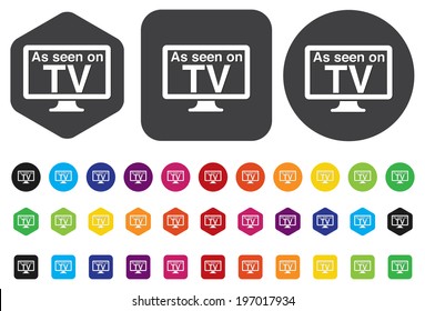 As seen on TV sign
