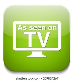 As seen on TV sign