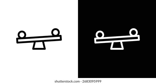 Elementos de diseño del icono del balancín. iconos para el App o el Web