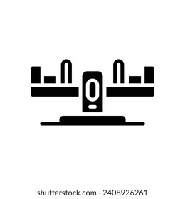 icono de la sierra. icono de glifo vectorial para tu sitio web, móvil, presentación y diseño de logotipo.
