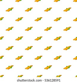 Seesaw pattern. Cartoon illustration of seesaw vector pattern for web