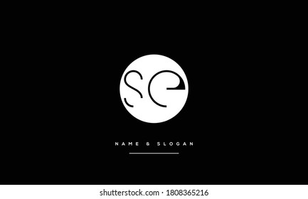 SE,ES,S,E Abstract Letters Logo Monogram