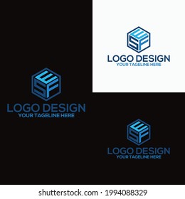 SEF letter logo design with black and white background in illustrator, eps cube logo, vector logo modern alphabet font overlap style. calligraphy designs for logo, Poster, Invitation, etc.