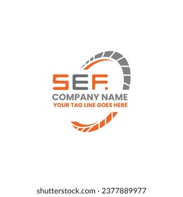 SEF letter logo vector design, SEF simple and modern logo. SEF luxurious alphabet design  