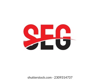 SEG Letter Initial Logo Design Vector Illustration