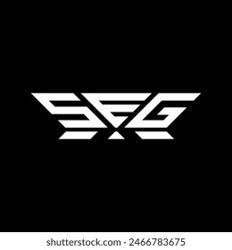 SEG letter logo vector design, SEG simple and modern logo. SEG luxurious alphabet design  