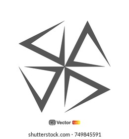 segitiga ornamental template