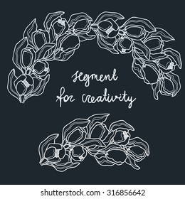 segment for design Tulip black